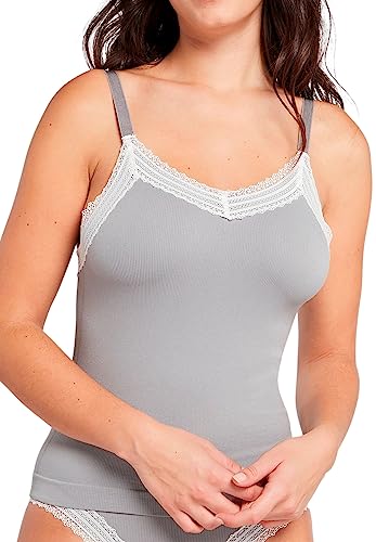 Sans Complexe Women's Agathe Camisole, Grau & Elfenbein, M von Sans Complexe