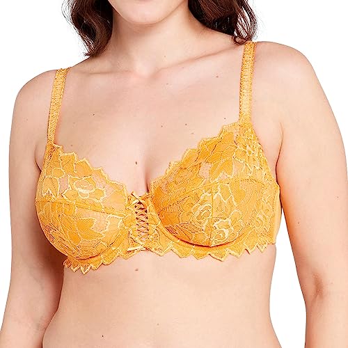 Sans Complexe Women's Arum_70564 Full Coverage Bra, Semi-Sheer, Dore-Aprikose, 70B von Sans Complexe