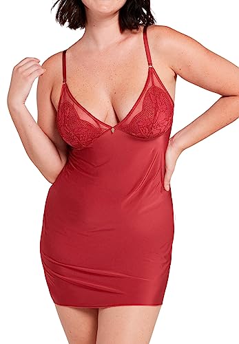 Sans Complexe Women's Charmante Babydoll Lingerie, Granatrot, 40/42 Sans Complexe Women's Charmante Babydoll Lingerie, Granatrot, 40/42 von Sans Complexe