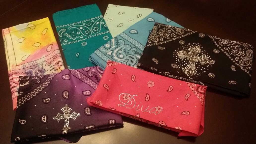 Bandana's W/Bling Strass Stirnband Workout Kopfschmuck Bandana's W/Bling Strass Stirnband Workout Kopfschmuck von SansBlingThings