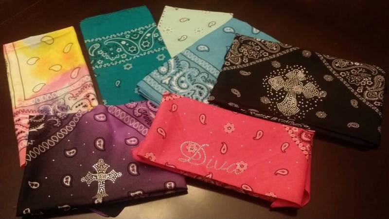 Bandana's W/Bling Strass Stirnband Workout Kopfschmuck Bandana's W/Bling Strass Stirnband Workout Kopfschmuck von SansBlingThings