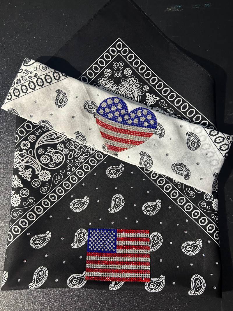 Herz Strass Bandana Herz Strass Bandana von SansBlingThings