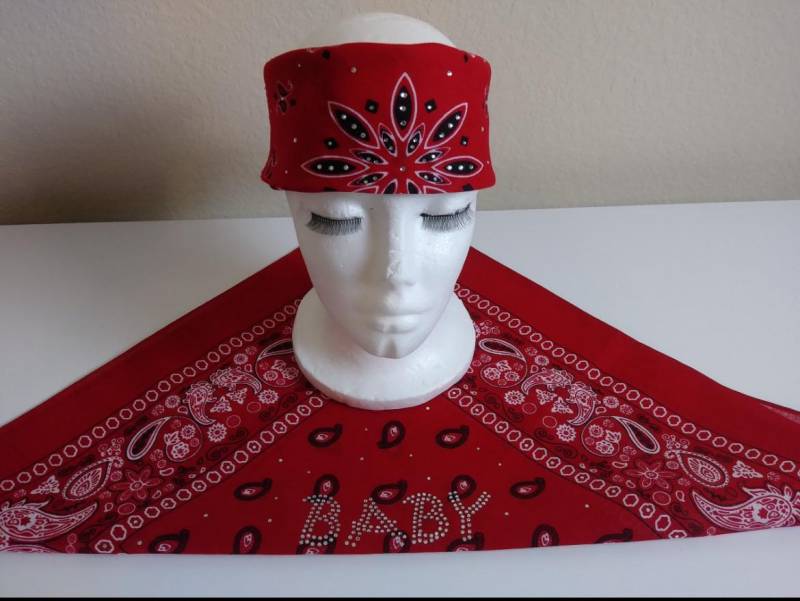 Strass Bandana Bling Kopfbedeckung Biker Stirnband Training/Yoga Headwrap Strass Bandana Bling Kopfbedeckung Biker Stirnband Training/Yoga Headwrap von SansBlingThings