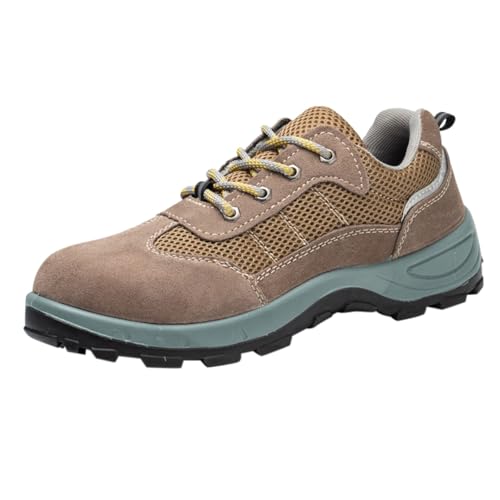 Atmungsaktive Schuhe Herren Leder & Mesh Laufschuhe Sicherheitsschuhe Anti-Punktur Arbeitsschuhe Casual Outdoorschuhe Bequem Wanderhalbschuhe Trekkingschuhe Outdoor Freizeitschuhe Trekkingschuhe Atmungsaktive Schuhe Herren Leder & Mesh Laufschuhe Sicherheitsschuhe Anti-Punktur Arbeitsschuhe Casual Outdoorschuhe Bequem Wanderhalbschuhe Trekkingschuhe Outdoor Freizeitschuhe Trekkingschuhe von Sansee