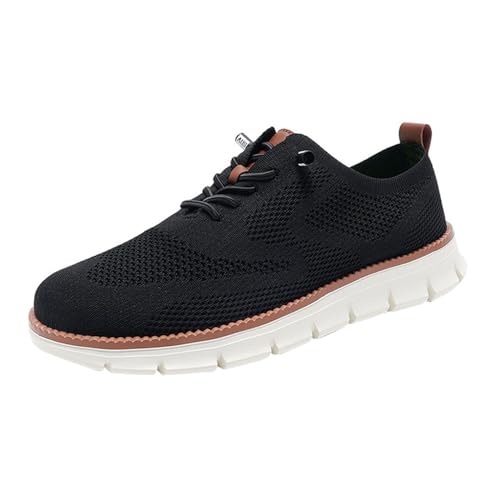 Hallenschuhe Herren Stoff Mesh Atmungsaktive Schuhe Casual Outdoorschuhe Leichte Sportschuhe Walkingschuhe Antirutsch Herren-Schlupfschuhe Classic Turnschuhe Komfortschuhe für Business und Freizeit von Sansee