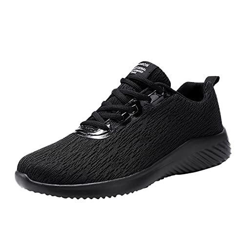 Herren Winter Schuhe Mode Männer Mesh Lässige Sportschuhe Schnüren Einfarbig Laufen Atmungsaktive Turnschuhe mit weichem Boden Angebote Herren Schuhe Winter von Sansee