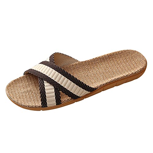 Sandalen Damen Sommer Elegant, Hausschuhe Damen Warm Sandalen Atmungsaktive Hochzeit Slippers Sandaletten Chunky Trekkingsandalen Sommerschuhe Sneaker Slip On Damen von Sansee