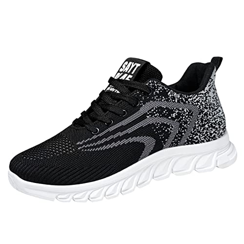 Schuhe Hallux Valgus Herren Mode Sommer und Herbst Herren Flat Mesh Atmungsaktiv Bequeme Schnürung Lässig Herren Schuhe 42.5 Leder von Sansee
