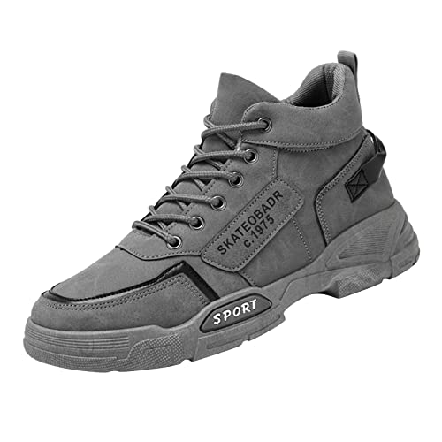 Schuhe Herren Retro 4 Herren Schuhe Sportlich Herren Sneaker Schuhe Schnittschutz Schuhe Herren Herrenschuhe Freizeitschuhe für Herren im Herbst und Winter Warme Herren Schuhe Schwarz Business von Sansee