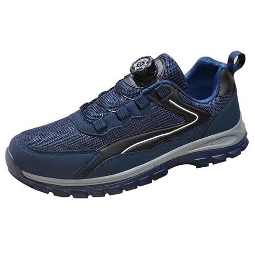 Winterschuhe Herren Mesh Sportschuhe Anti-Punktur Wanderhalbschuhe Schlüpfen Atmungsaktive Arbeitsschuhe Casual Outdoorschuhe Traillaufschuhe Ergonomischer Sneaker Outdoor Trekkingschuhe von Sansee