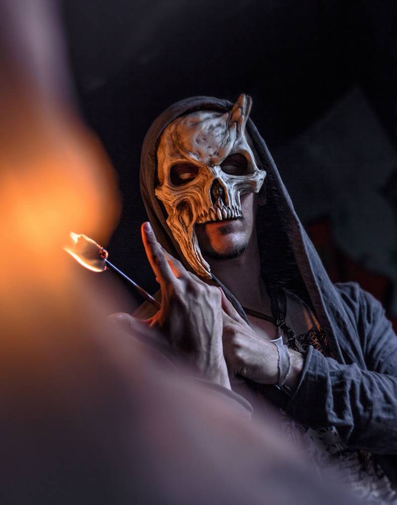 Nekromant - Totenkopfmaske Nekromant - Totenkopfmaske von SanseverinoFrancesco