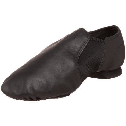 SANSHA Charlotte Jazz-Schuh zum Reinschlüpfen aus Leder, schwarz, 36 EU von Sansha