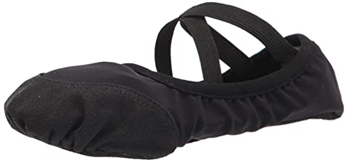 SANSHA Damen Dance Sneakers Ballerinas, schwarz, 37 EU Weit von Sansha