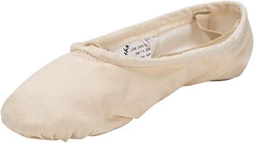 SANSHA Unisex-Adult Pro 1 Canvas Ballet Slipper,Light Pink,8 M (6 M US Women's/4 M US Men's) von Sansha