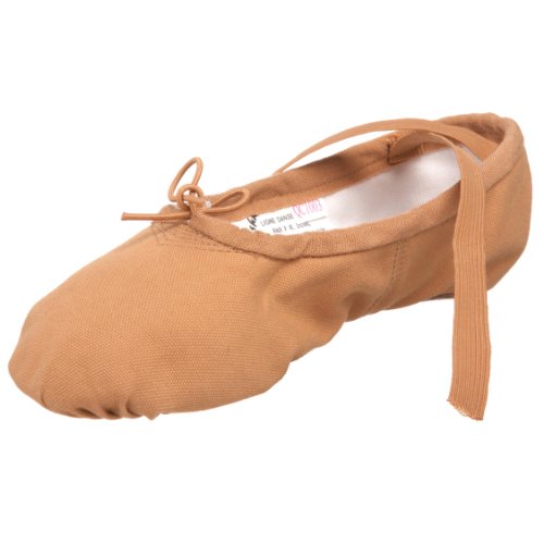 SANSHA Pro 1 Ballettschuh, Segeltuch, Braun (fleischfarben), 43 EU von Sansha