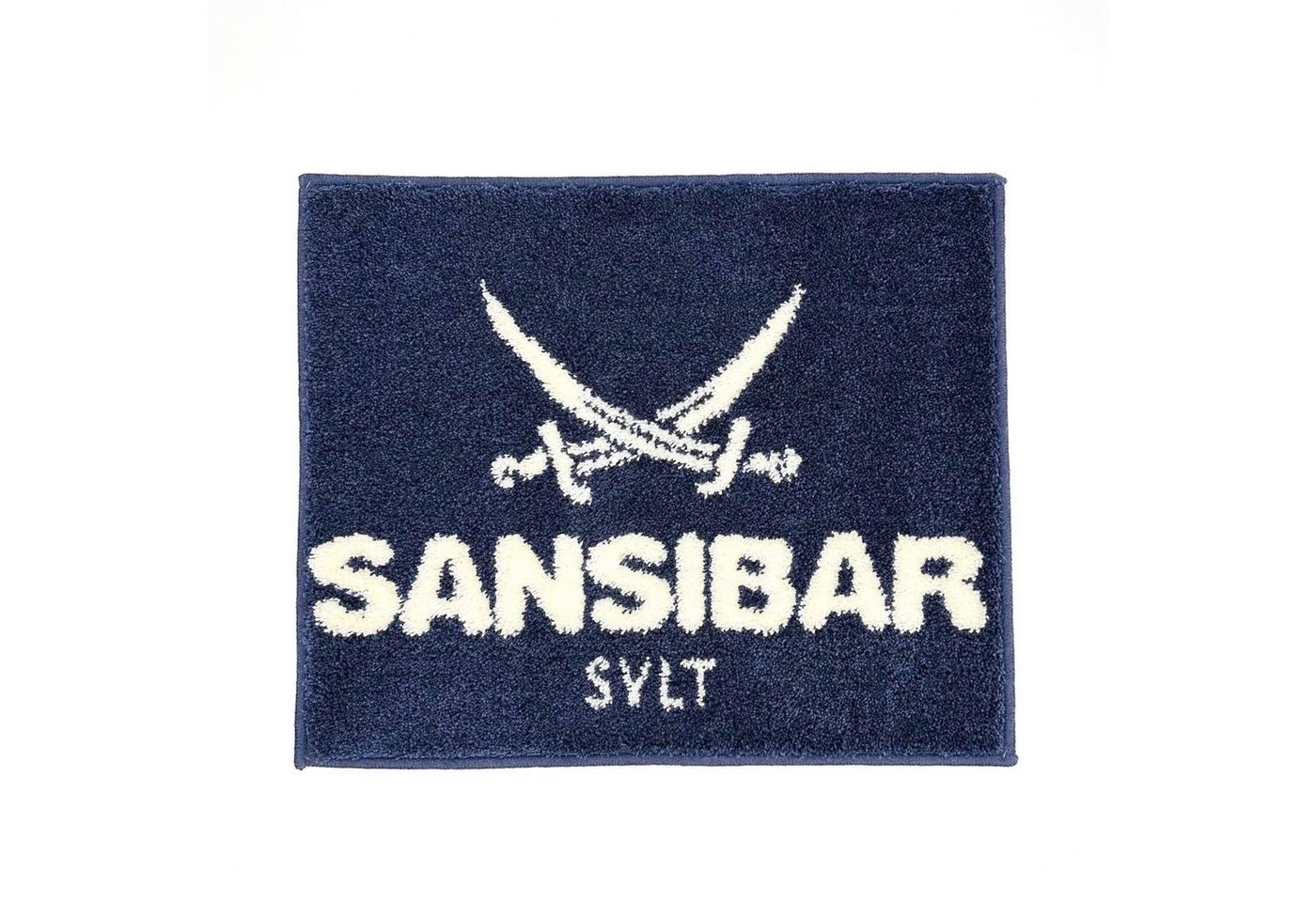 Sansibar Sylt Bademantel Badematte SANSIBAR (LBH 55x65x2 cm) LBH 55x65x2 cm blau Badteppich von Sansibar Sylt