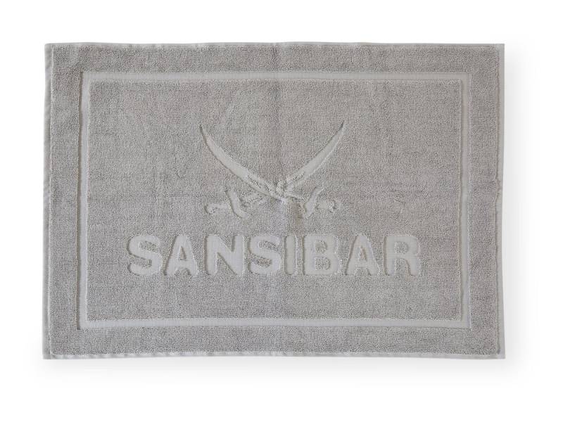 Sansibar Sylt Bademantel Badematte SANSIBAR COAST BHT 70x5x50 cm grau Badteppich Badvorleger von Sansibar Sylt