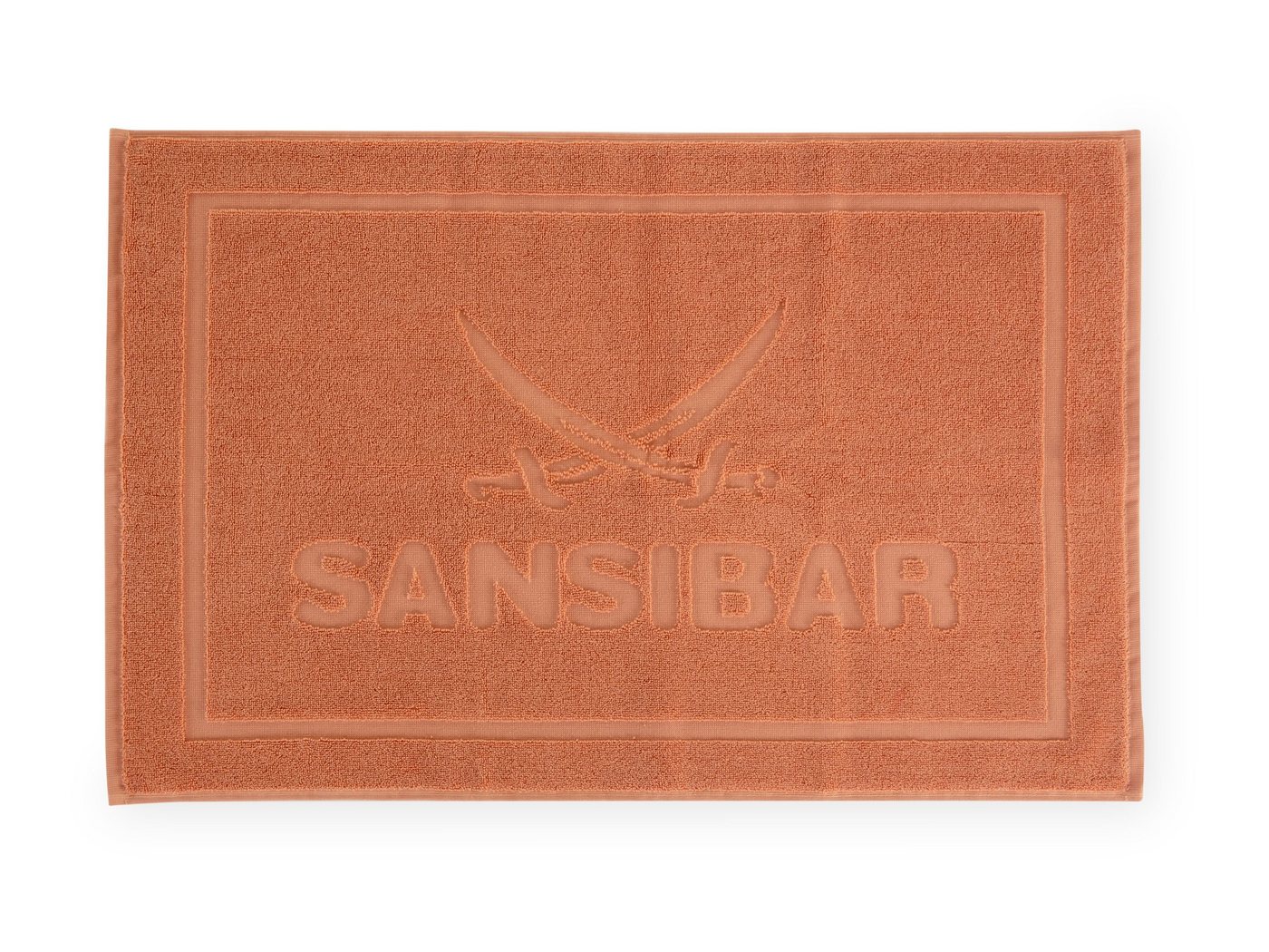 Sansibar Sylt Bademantel Badematte SANSIBAR COAST BHT 70x5x50 cm orange Badteppich Badvorleger von Sansibar Sylt