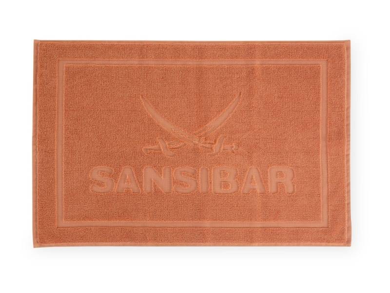 Sansibar Sylt Bademantel Badematte SANSIBAR COAST BHT 70x5x50 cm orange Badteppich Badvorleger von Sansibar Sylt