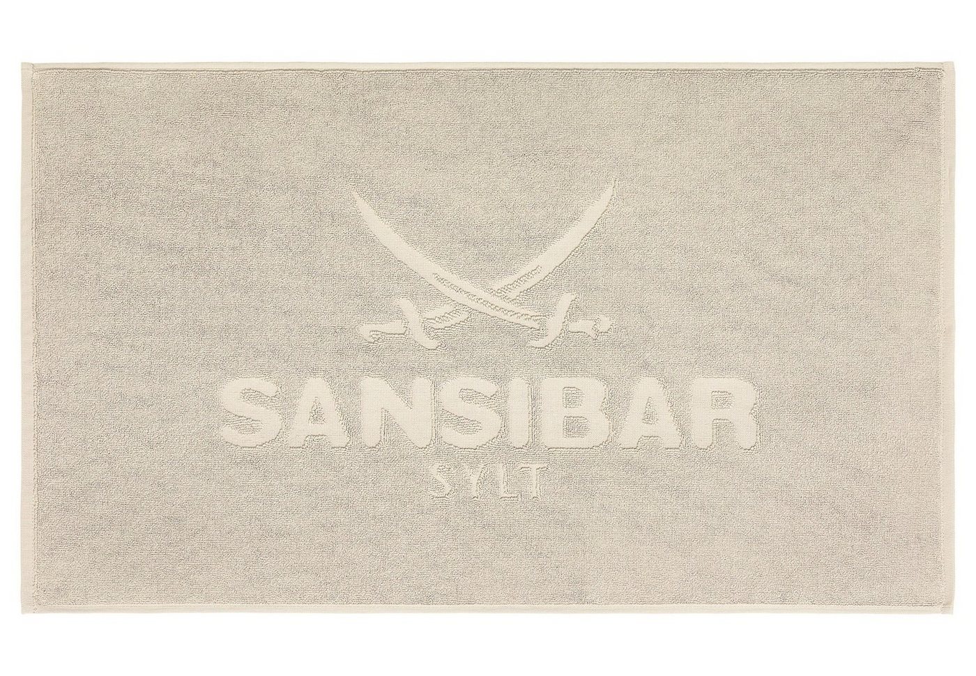 Sansibar Sylt Bademantel Badvorleger SANSIBAR (BL 50x80 cm) BL 50x80 cm beige Badteppich von Sansibar Sylt