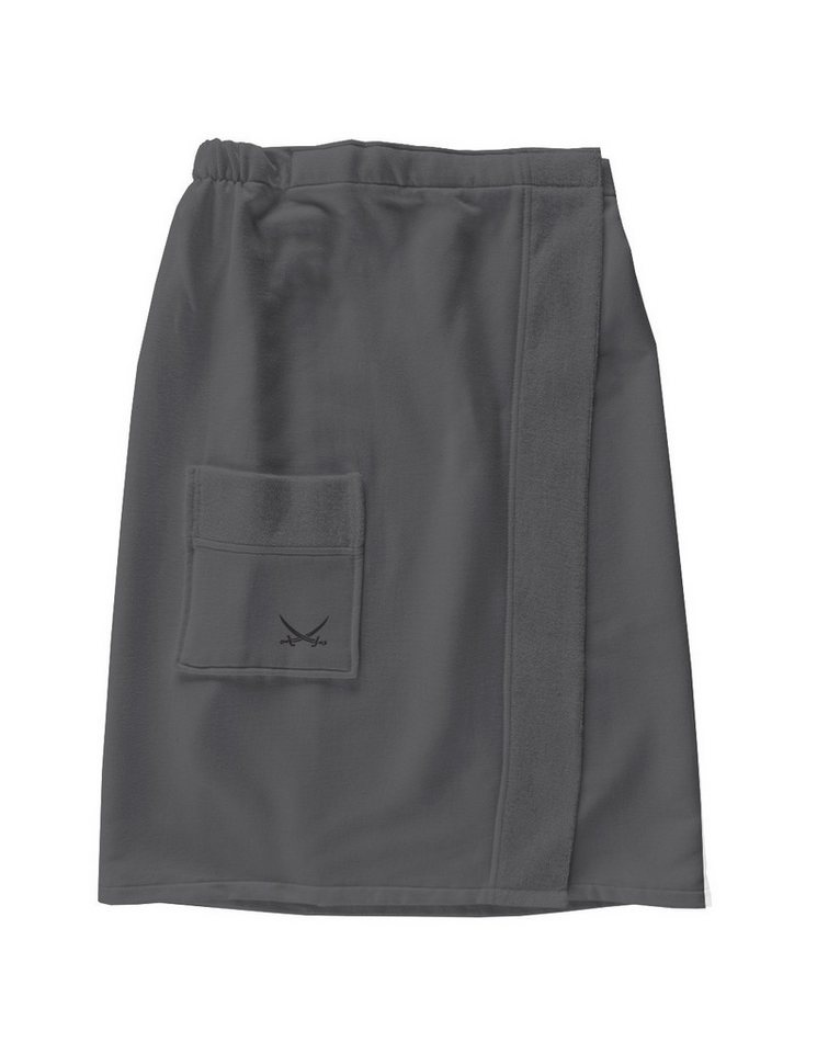 Sansibar Sylt Bademantel Saunakilt SANSIBAR BL 145x50 cm grau von Sansibar Sylt