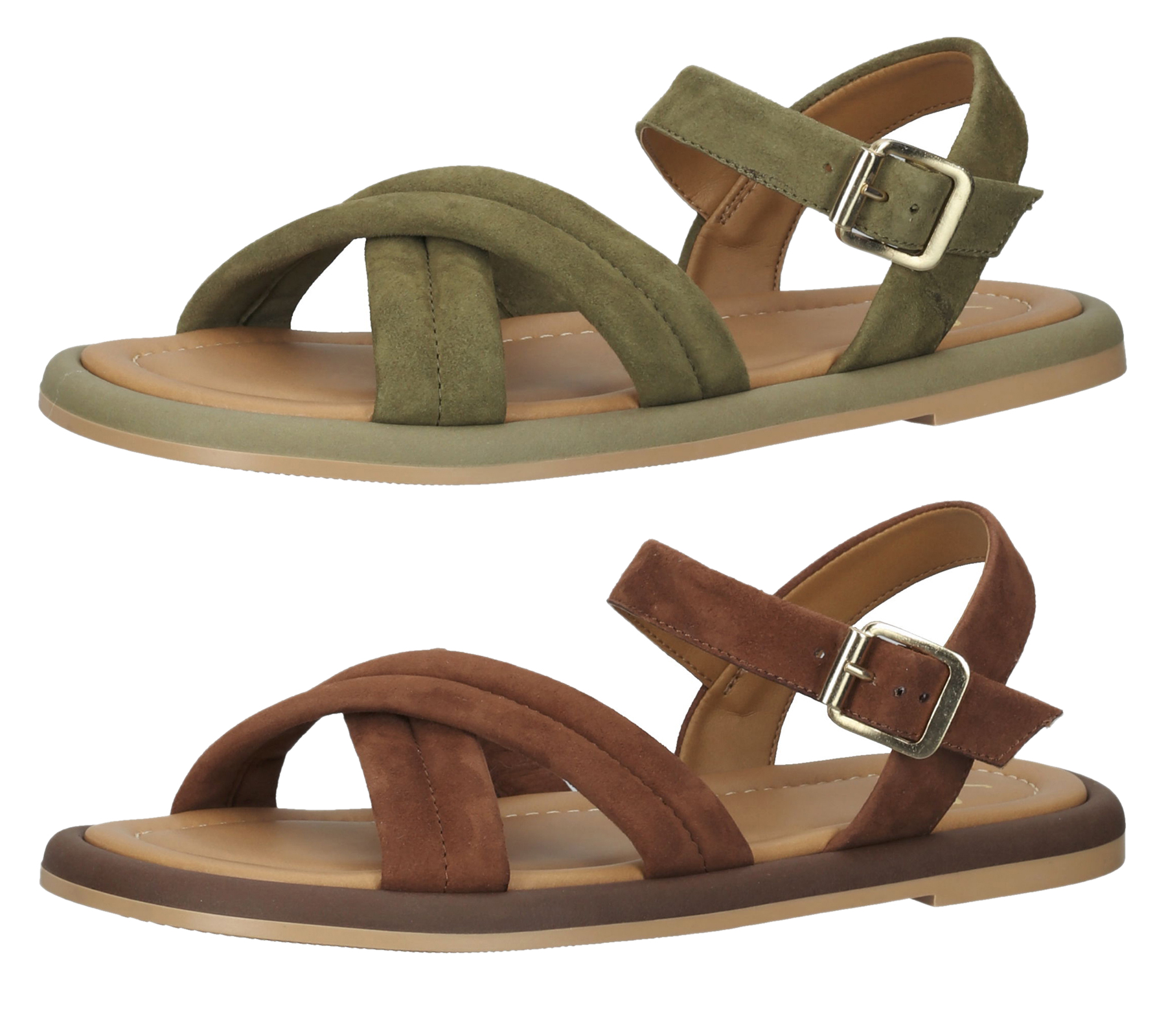SANSIBAR Damen Echtleder-Schuhe im Ethno-Look Sommer-Sandale Grün oder Braun SANSIBAR Damen Echtleder-Schuhe im Ethno-Look Sommer-Sandale Grün oder Braun von Sansibar