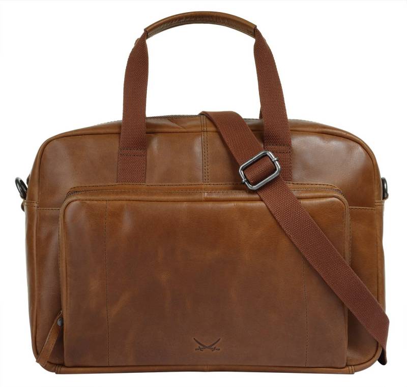 Sansibar Aktentasche Businessbag Black, echt Leder von Sansibar