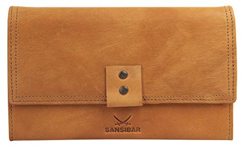 Sansibar Geldbörse Echt Leder Cognac Damen - 019711 von Sansibar