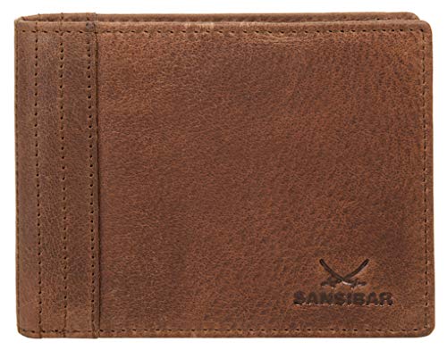 Sansibar Geldbörse Echt Leder Herren, Damen | cognac | 020047 von Sansibar