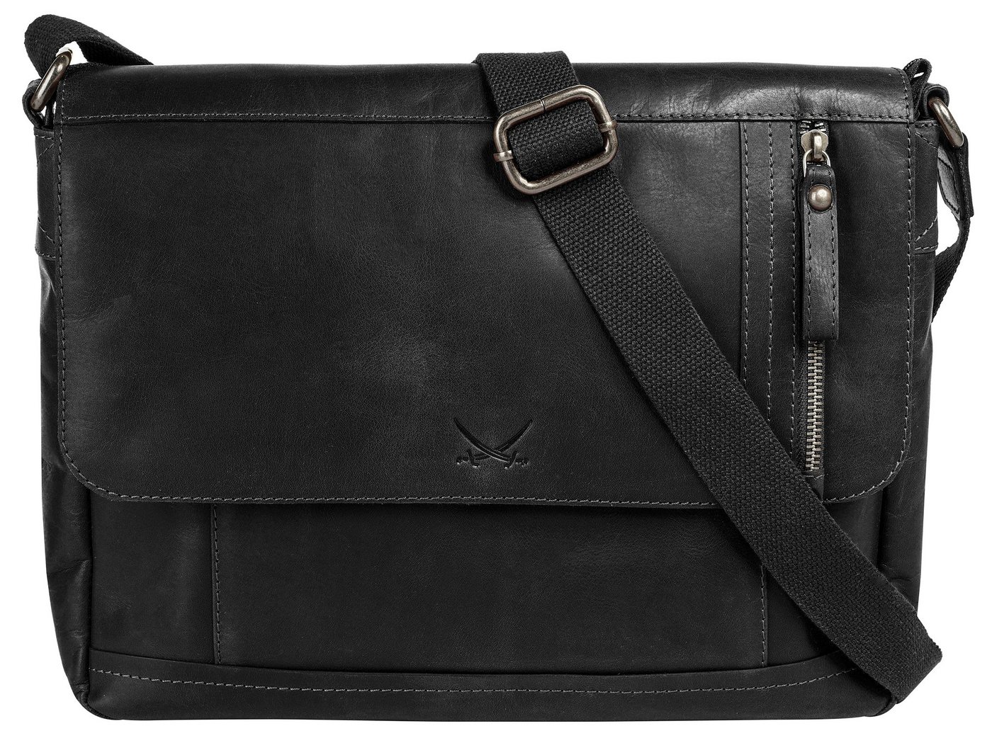 Sansibar Messenger Bag, echt Leder von Sansibar