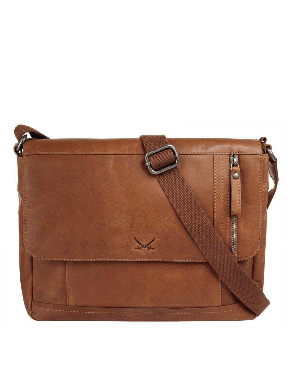 Sansibar Messenger Damen Leder, cognac von Sansibar