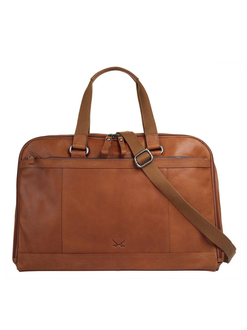 Sansibar Reisetasche Damen Leder, cognac von Sansibar