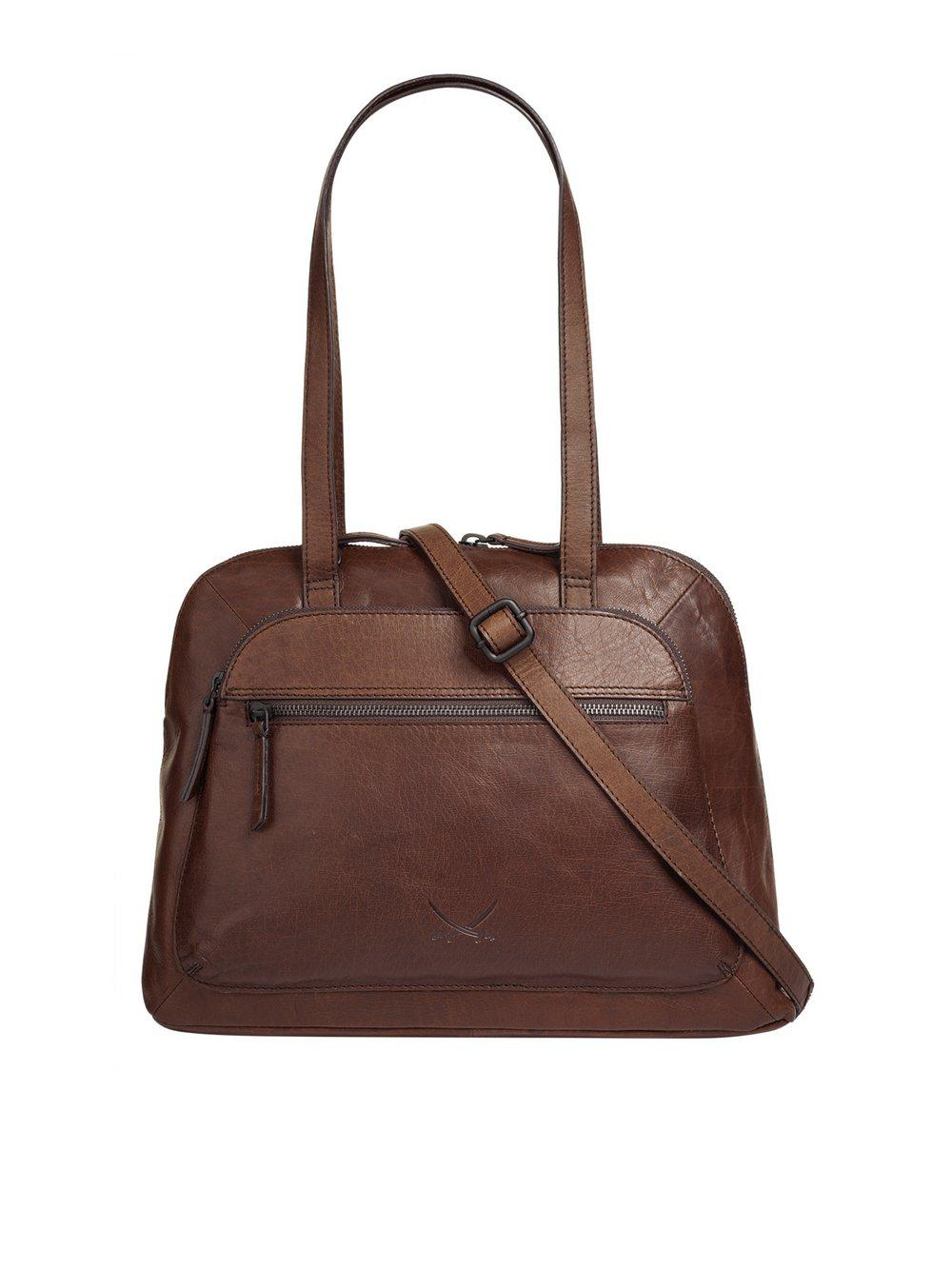 Sansibar Shopper Damen Leder, cognac von Sansibar