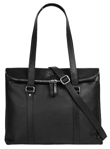 Sansibar Shopper Echt Leder schwarz Damen - 021882 von Sansibar