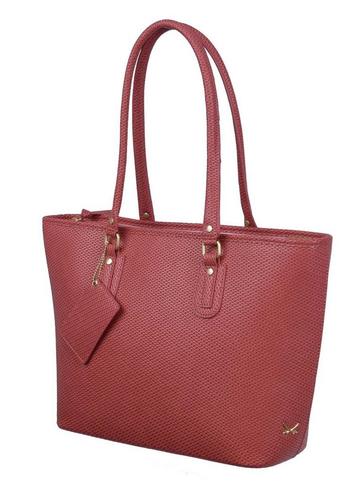 Sansibar Shopper SANSIBAR-Damen Shopper Bag A4 40x28x13 086-Coral von Sansibar