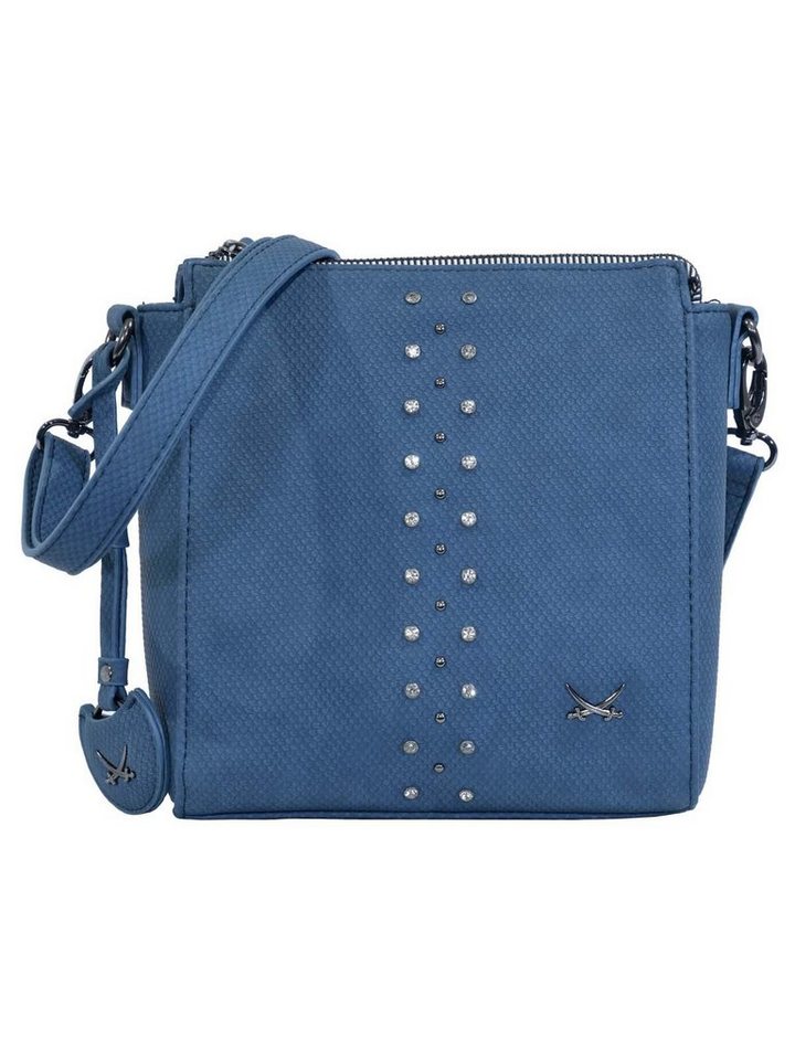 Sansibar Umhängetasche SANSIBAR-Damen Crossover Bag 20x22x8 003 - midnight-blue von Sansibar