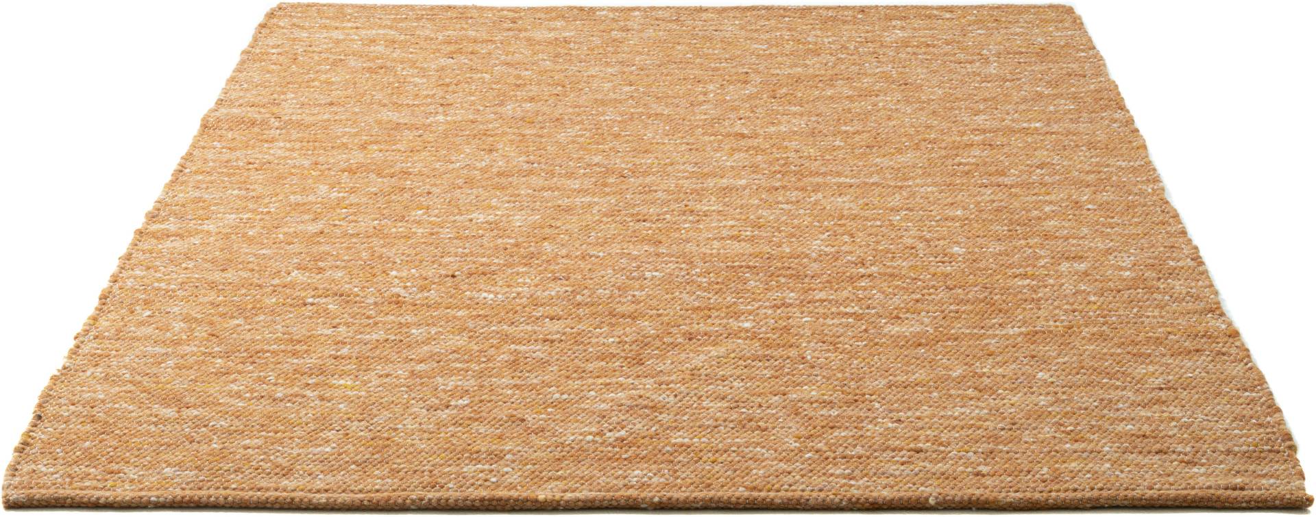Sansibar Wollteppich "Hörnum", rechteckig, Handweb Teppich, meliert, reine gewalkte Wolle, handgewebt von Sansibar