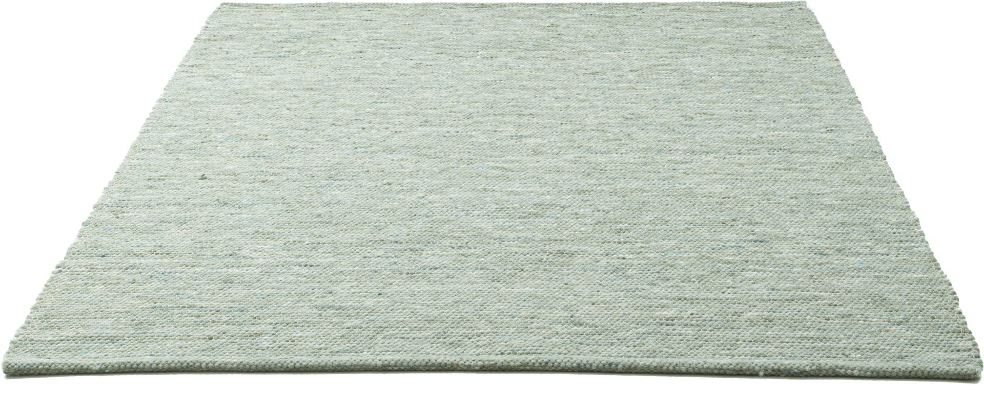 Sansibar Wollteppich "Hörnum" rechteckig 12 mm Höhe Handweb Teppich, meliert, reine gewalkte Wolle, handgewebt von Sansibar