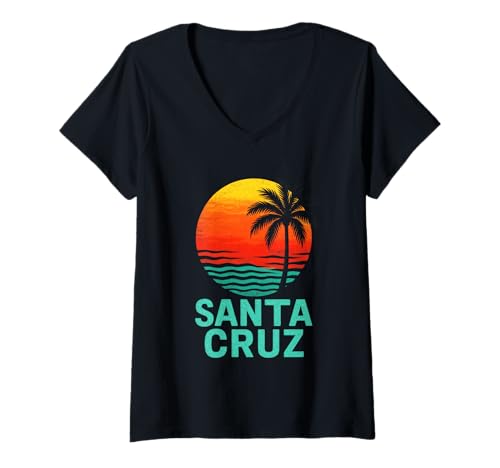 Damen Santa Cruz T-Shirt mit V-Ausschnitt Damen Santa Cruz T-Shirt mit V-Ausschnitt von Santa Cruz California