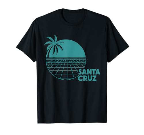 Santa Cruz Tshirt Herren California Surf Kalifornien Retro T-Shirt von Santa Cruz Tshirt Herren Kalifornien Retro Vintage