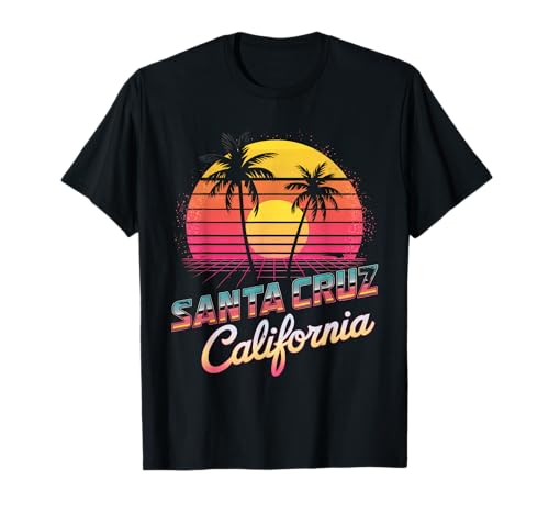 Santa Cruz Tshirt Herren California Surf Kalifornien Retro T-Shirt von Santa Cruz Tshirt Herren Kalifornien Retro Vintage