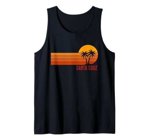 Santa Cruz Tshirt Herren California Surf Kalifornien Retro Tank Top von Santa Cruz Tshirt Herren Kalifornien Retro Vintage