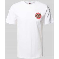 SANTA CRUZ T-Shirt mit Label-Print Modell 'SCREAMING ROSE FLASH' in Weiss, Größe S SANTA CRUZ T-Shirt mit Label-Print Modell 'SCREAMING ROSE FLASH' in Weiss, Größe S von Santa Cruz