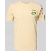 SANTA CRUZ T-Shirt mit Label-Print Modell 'WINKOWSKI' in Beige, Größe M von Santa Cruz