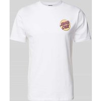 SANTA CRUZ Regular Fit T-Shirt aus reiner Baumwolle in Weiss, Größe M von Santa Cruz