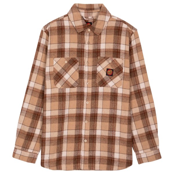 Santa Cruz - Apex Shirt - Hemd Gr XXL braun von Santa Cruz