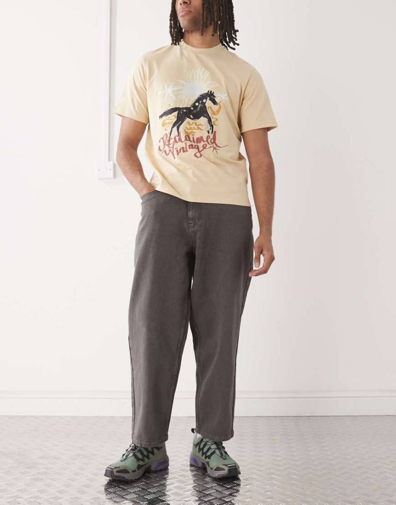 Santa Cruz Big - Jeans in verwaschenem Schwarz von Santa Cruz