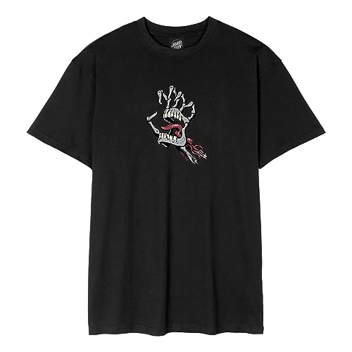 Santa Cruz Bone Hand Cruz Front T-Shirt, Schwarz , M von Santa Cruz