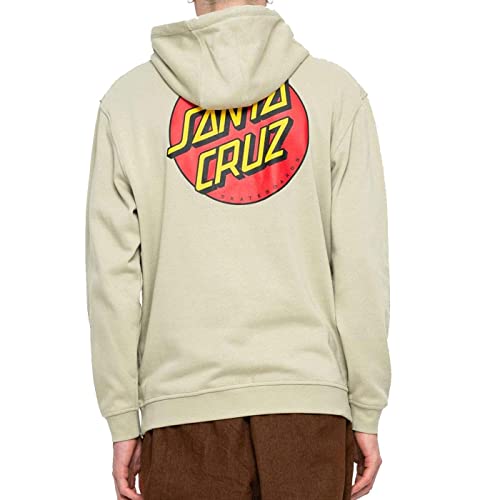 Santa Cruz Classic Dot Chest Hoodie Nickel M von Santa Cruz