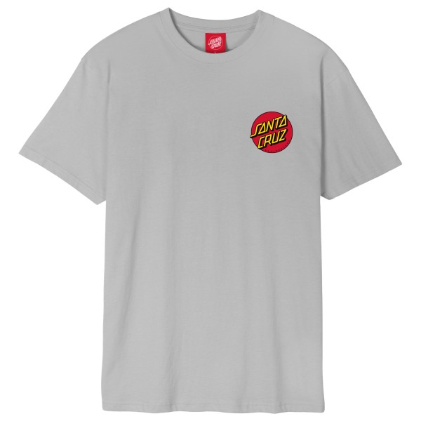 Santa Cruz - Classic Dot Chest T-Shirt - T-Shirt Gr XL grau von Santa Cruz